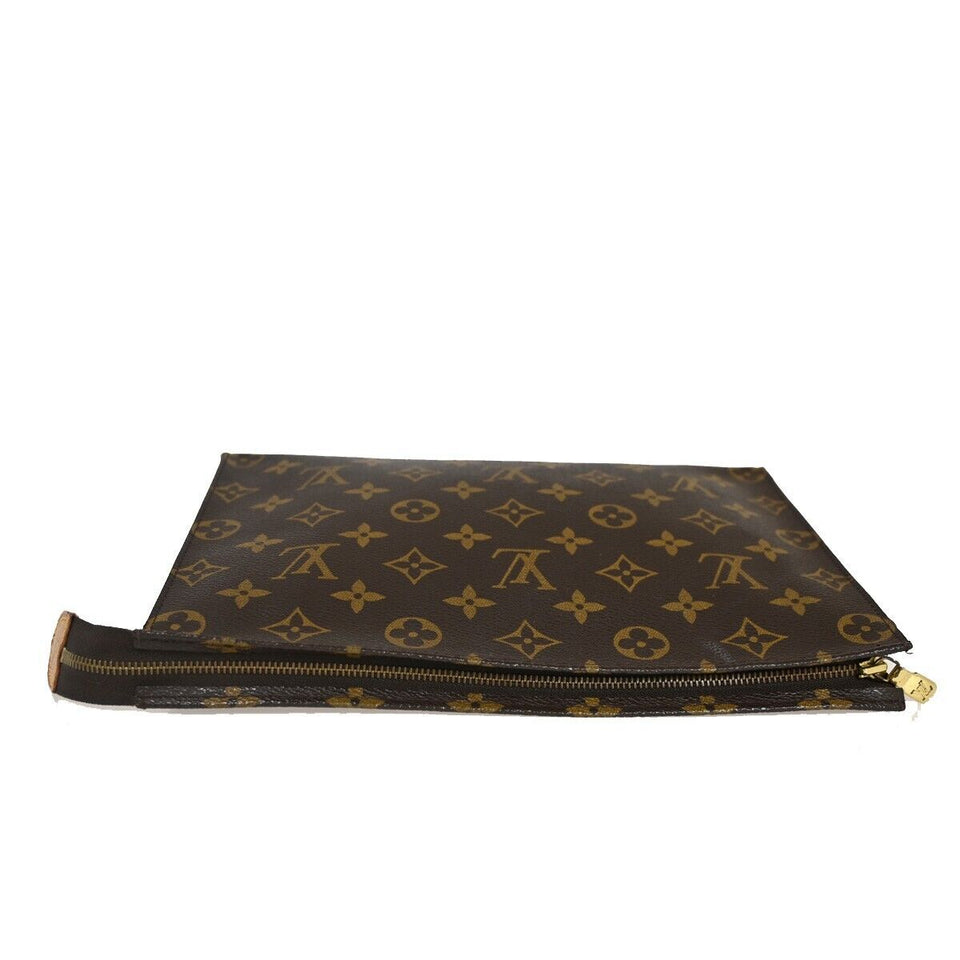 Louis Vuitton Poche Toilette  Canvas Clutch Bag