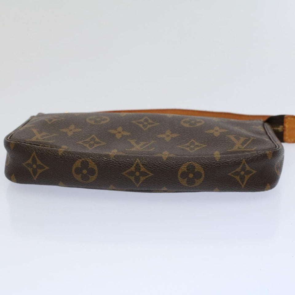 Louis Vuitton Pochette Accessoire  Canvas Clutch Bag