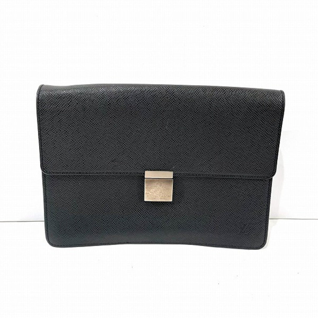 Louis Vuitton Selenga  Leather Clutch Bag