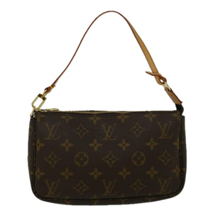 Louis Vuitton Pochette Accessoire  Canvas Clutch Bag