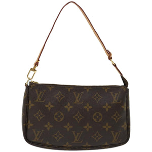 Louis Vuitton Pochette Accessoires  Canvas Clutch Bag