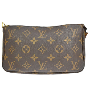 Louis Vuitton Pochette Accessoires  Canvas Clutch Bag