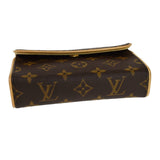 Louis Vuitton Pochette Florentine  Canvas Clutch Bag