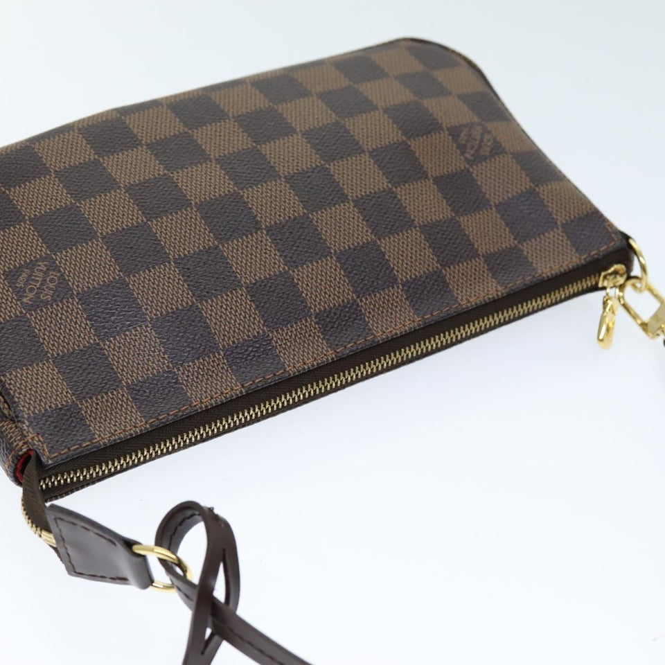 Louis Vuitton Pochette Accessoires  Canvas Clutch Bag
