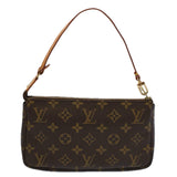 Louis Vuitton Pochette Accessoire  Canvas Clutch Bag