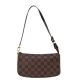Louis Vuitton Pochette Accessoire  Canvas Clutch Bag
