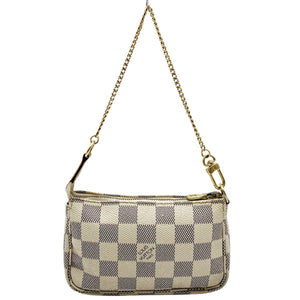 Louis Vuitton Mini Pochette Accessoires  Canvas Clutch Bag