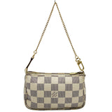Louis Vuitton Mini Pochette Accessoires  Canvas Clutch Bag