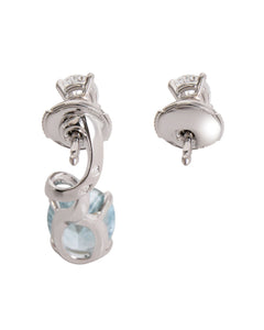 Dior Moyenne Joaillerie Diorama Diamond drop Earrings in 18k White Gold 0.8 CTW