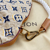 LOUIS VUITTON Limited Edition Tan Nylon Monogram Bulles PM Bag