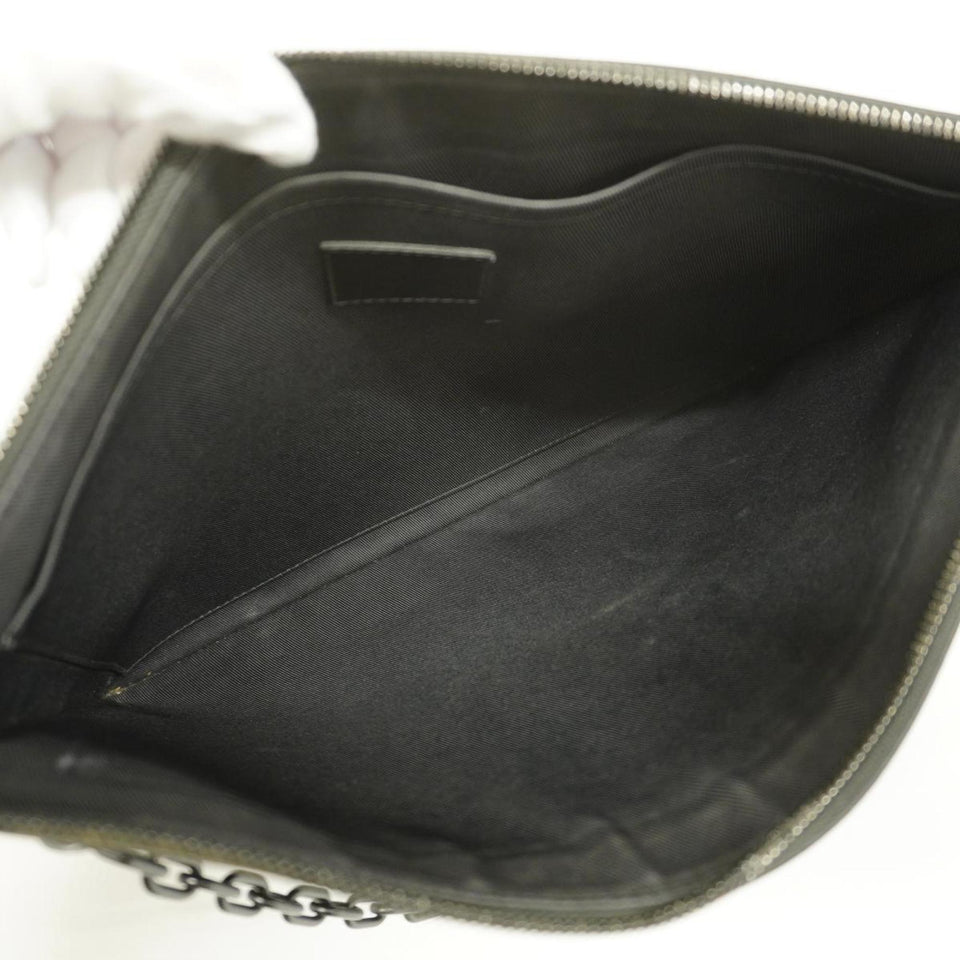 Louis Vuitton Pochette A4  Leather Clutch Bag