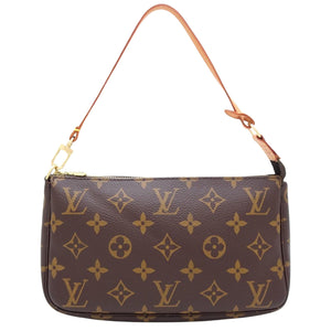 Louis Vuitton Pochette Accessoire  Canvas Clutch Bag