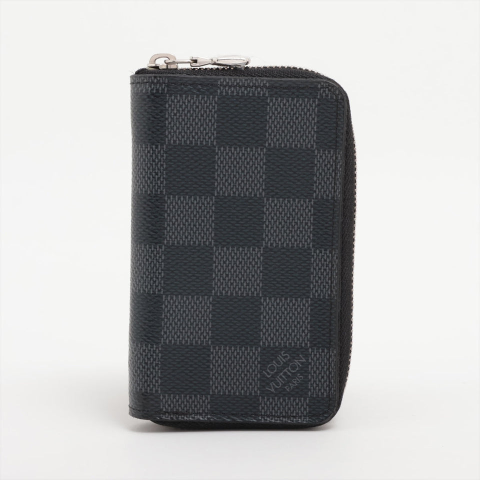 Louis Vuitton Damier Graphite Zippy Coinpace N63076 Coinpace