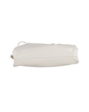 Bottega Veneta Mini Pouch Clutch in White Patent Leather
