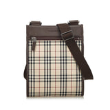 Burberry Brown House Check Canvas Crossbody Bag United Kingdom