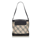 Burberry Brown Nova Check Canvas Shoulder Bag United Kingdom