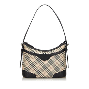 Burberry Brown Nova Check Jacquard Shoulder Bag United Kingdom