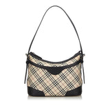 Burberry Brown Nova Check Jacquard Shoulder Bag United Kingdom