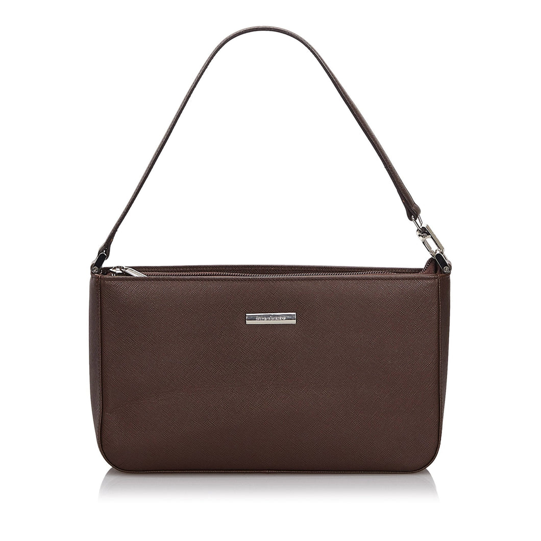 Burberry Brown Dark Others Leather Baguette United Kingdom
