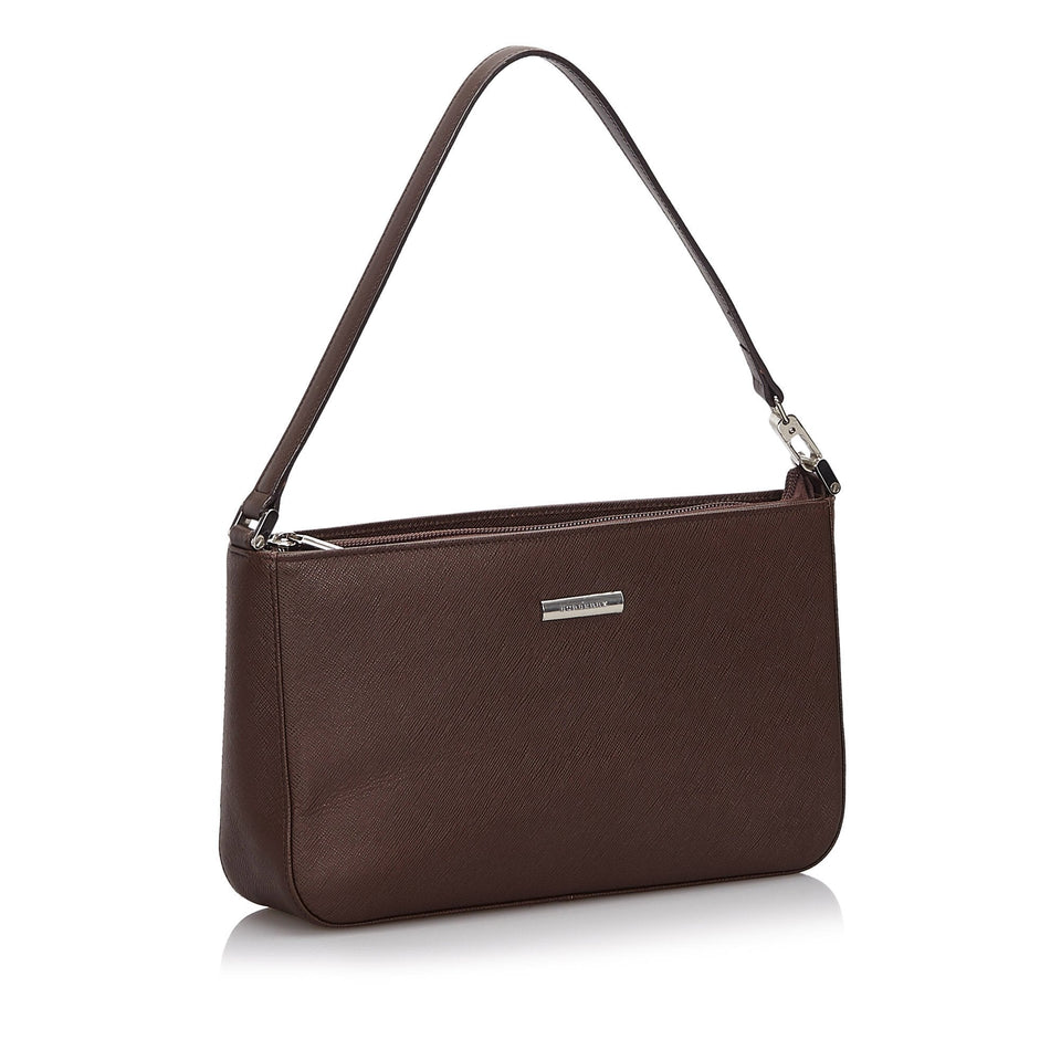 Burberry Brown Dark Others Leather Baguette United Kingdom