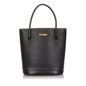 Burberry Black Others Leather Tote Bag United Kingdom