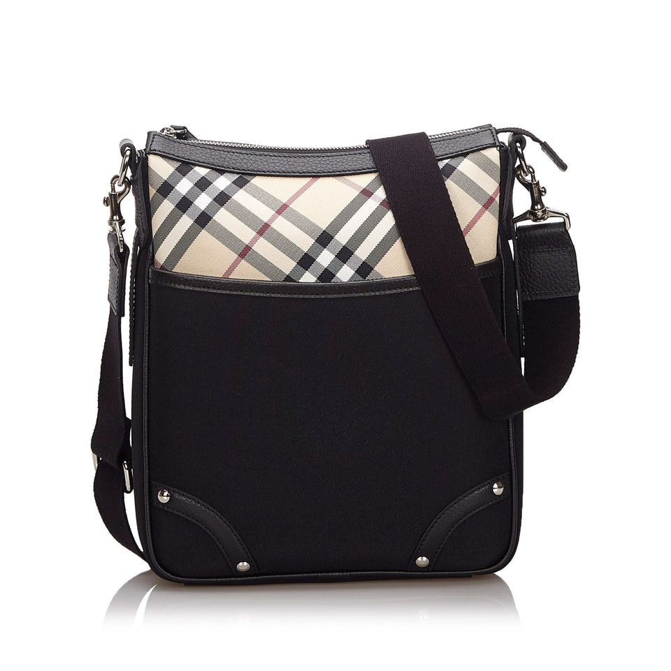 Burberry Black Nylon Fabric Crossbody Bag United Kingdom