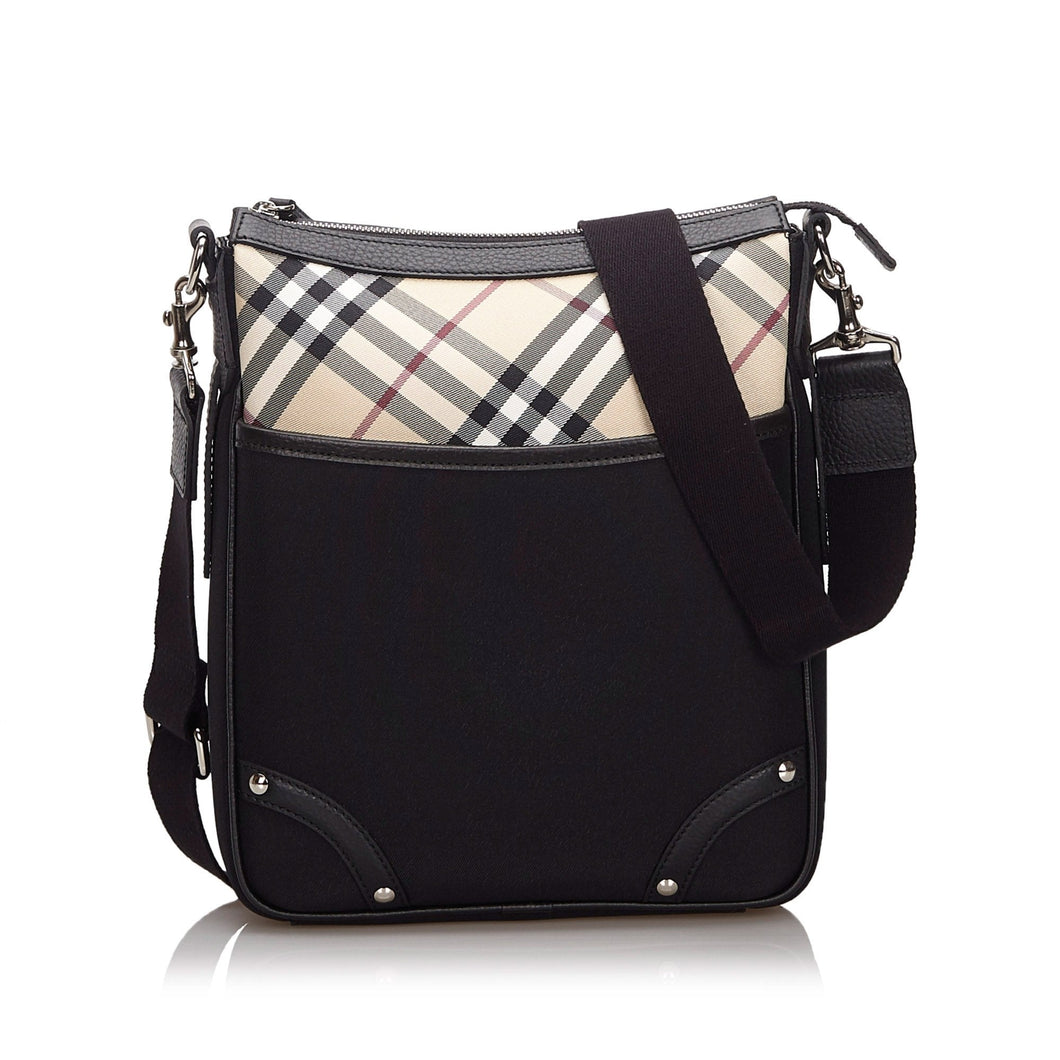 Burberry Black Nylon Fabric Crossbody Bag United Kingdom