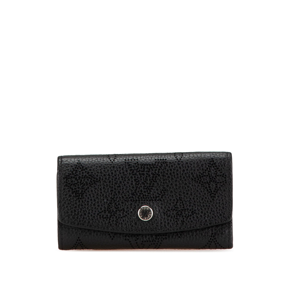 Black Louis Vuitton Monogram Mahina Key Holder