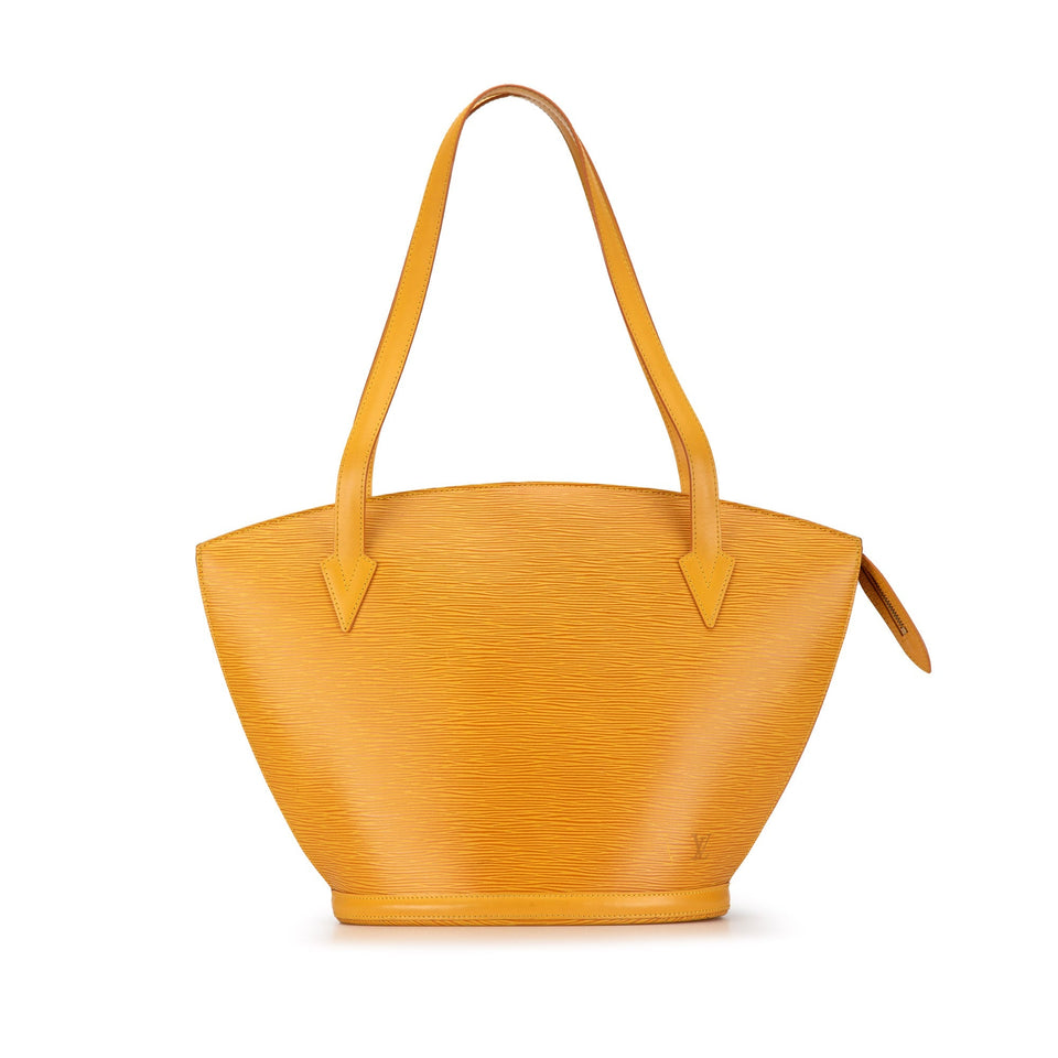 Yellow Louis Vuitton Epi Saint Jacques GM Long Strap Tote Bag