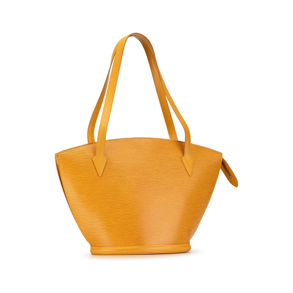 Yellow Louis Vuitton Epi Saint Jacques GM Long Strap Tote Bag