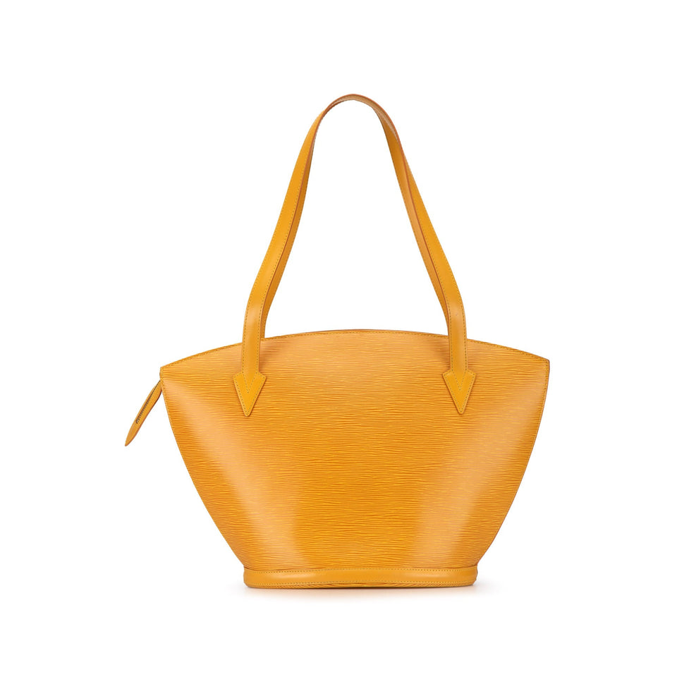 Yellow Louis Vuitton Epi Saint Jacques GM Long Strap Tote Bag