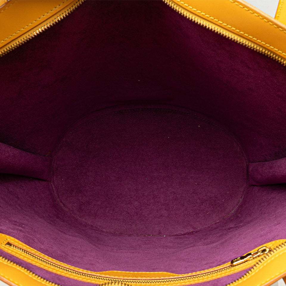 Yellow Louis Vuitton Epi Saint Jacques GM Long Strap Tote Bag