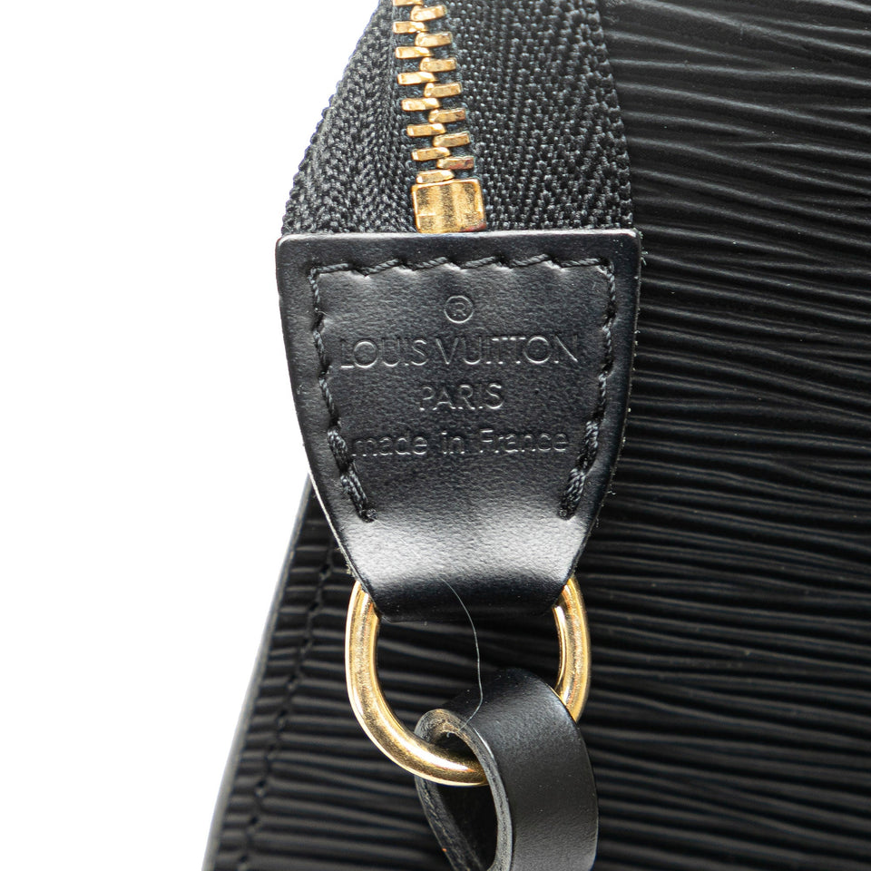 Black Louis Vuitton Epi Pochette Accessoires Shoulder Bag