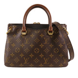 Brown Louis Vuitton Monogram Pallas BB Satchel