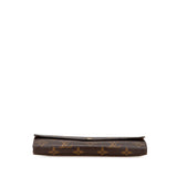 Brown Louis Vuitton Monogram Sarah Long Wallet