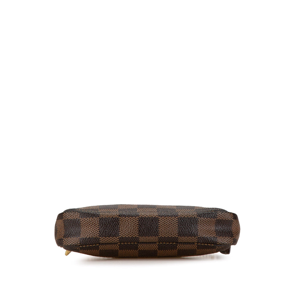 Brown Louis Vuitton Damier Ebene Trunks and Bags Mini Pochette Accessoires