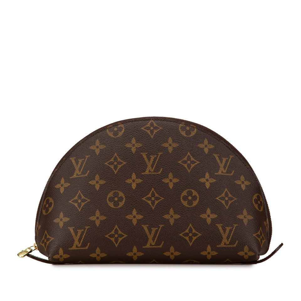 Brown Louis Vuitton Monogram Cosmetic Pouch GM