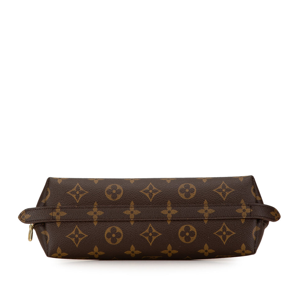 Brown Louis Vuitton Monogram Cosmetic Pouch GM