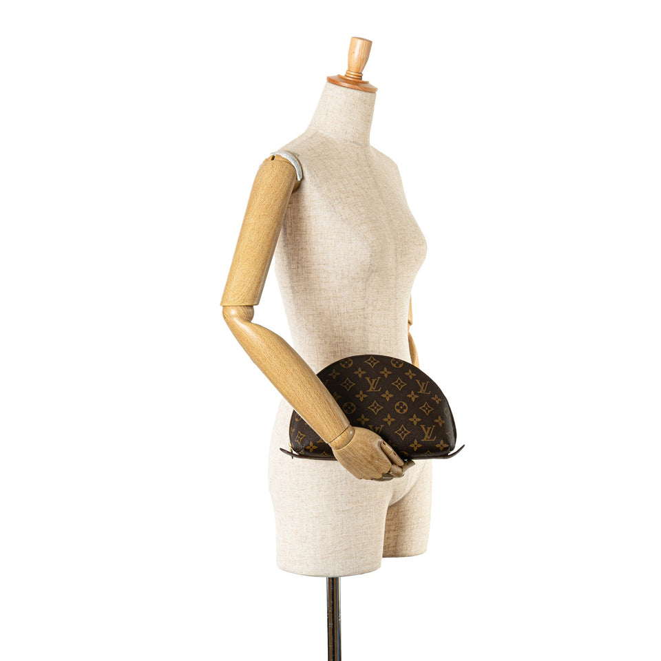 Brown Louis Vuitton Monogram Cosmetic Pouch GM