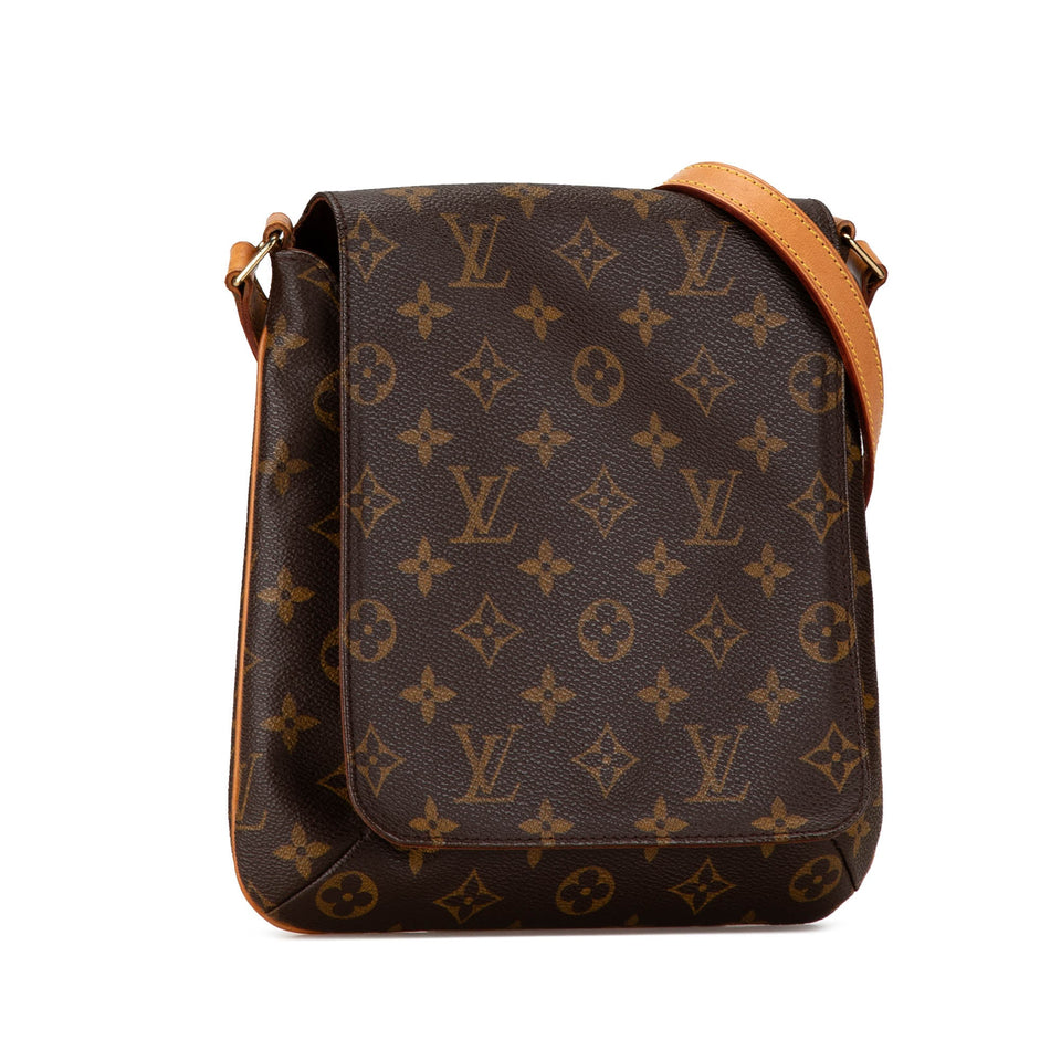 Brown Louis Vuitton Monogram Musette Salsa Short Strap Shoulder Bag
