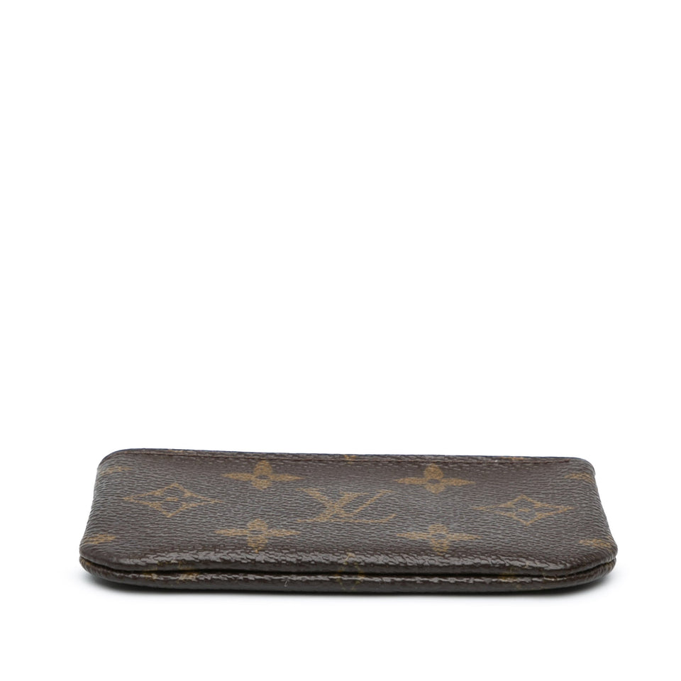 Brown Louis Vuitton Monogram Coin Pouch