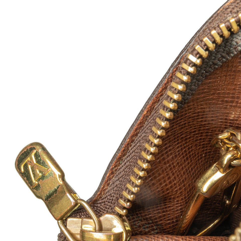 Brown Louis Vuitton Monogram Coin Pouch
