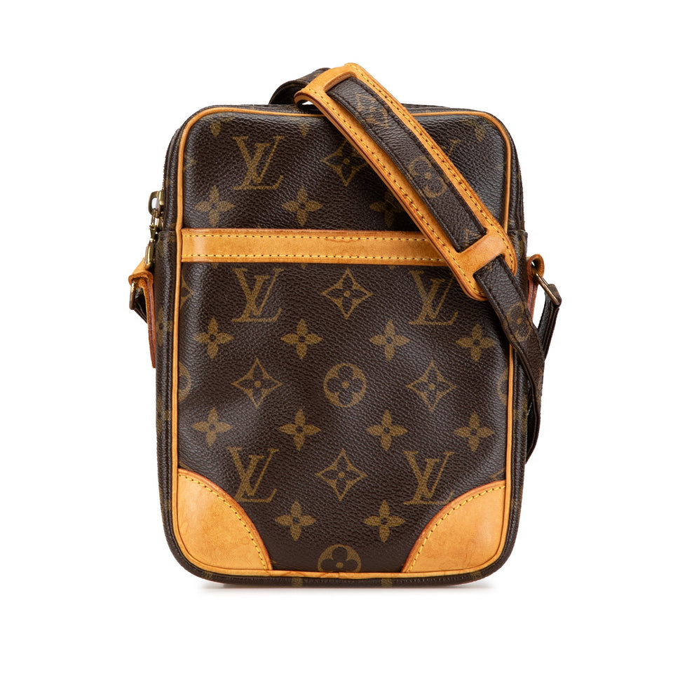 Brown Louis Vuitton Monogram Danube Crossbody Bag