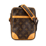 Brown Louis Vuitton Monogram Danube Crossbody Bag