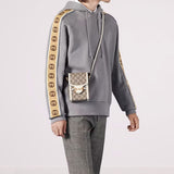 GUCCI Horsebit 1955 Logo Canvas Phone Bag Box Shoulder Messenger Bag Mini / Ebony / White Unisex 625615-92TCG-9761