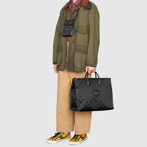 GUCCI Off The Grid OTG Environmental Friendly Series Logo Messenger Bag Black 625599-H9HAN-1000