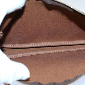Louis Vuitton Pochette Accessoire  Canvas Clutch Bag