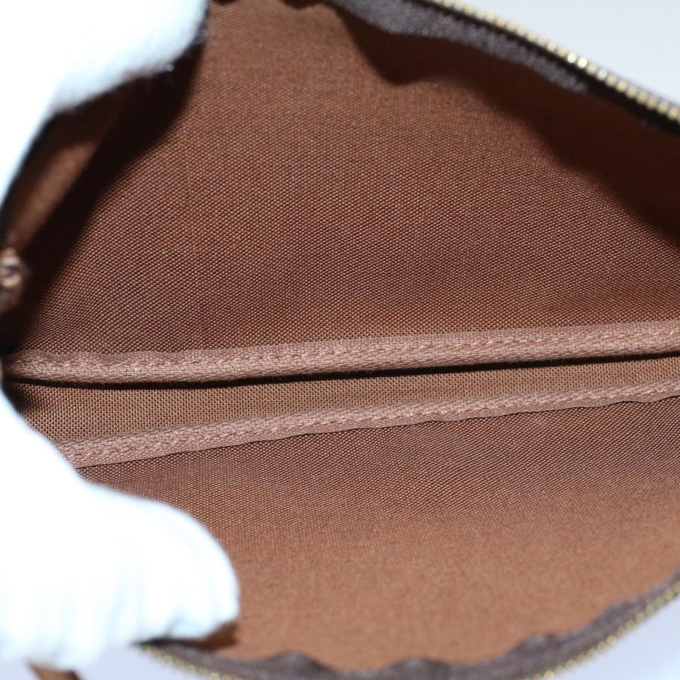 Louis Vuitton Pochette Accessoire  Canvas Clutch Bag