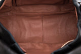 Prada Milano Dal 1913 Black Leather Pushlock & Key Handbag