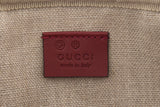 Gucci Microguccissima Red Leather Clutch Bag